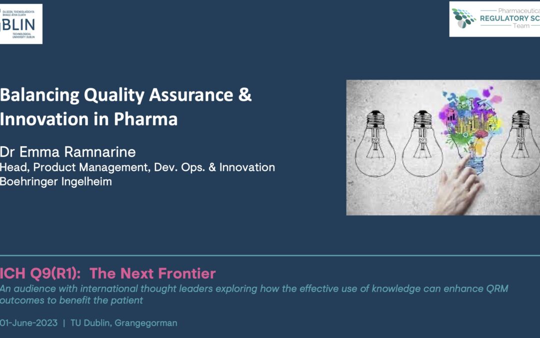 Balancing Quality Assurance & Innovation in Pharma